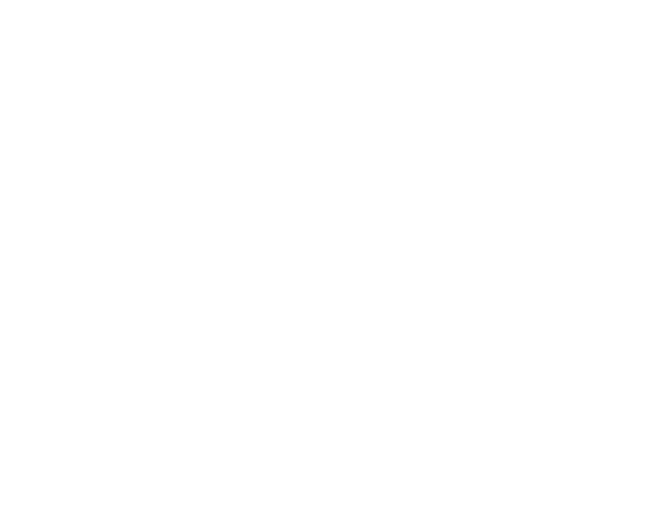 Pinterest logo, white on black.